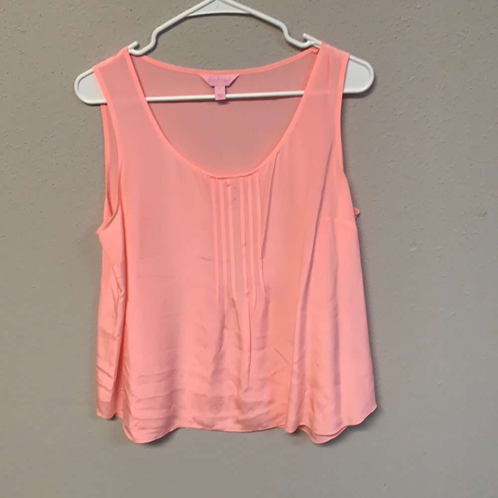 Lilly Pulitzer, L,  silk tank
